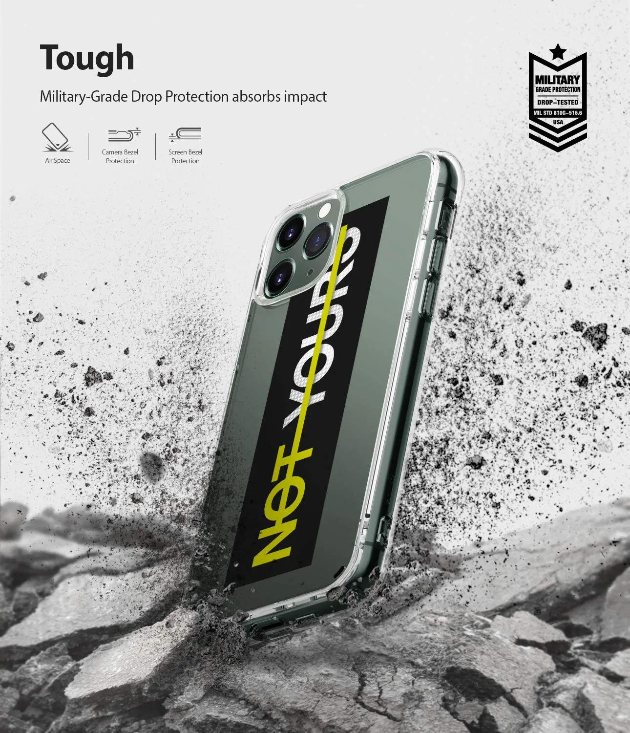 Apple iPhone 11 Pro Max Back Cover Case | Fusion Design - NOT YOURS