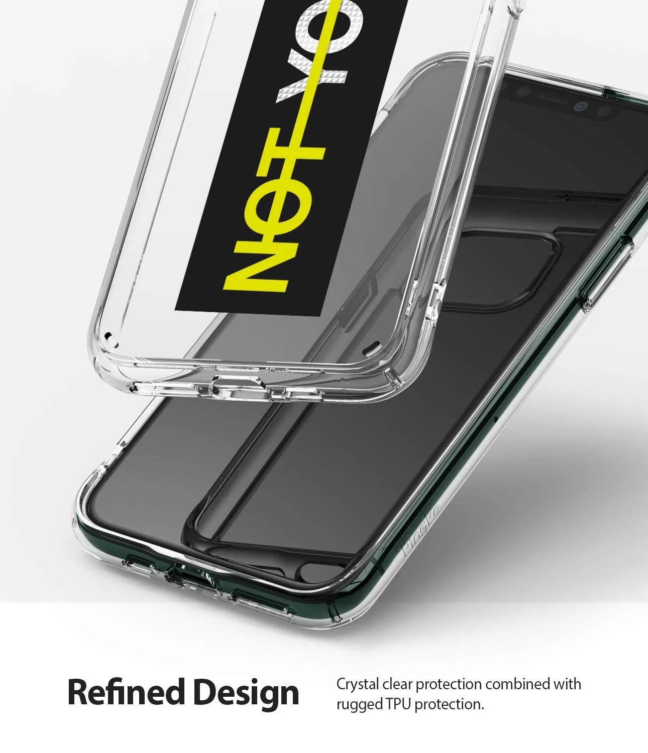 Apple iPhone 11 Pro Max Back Cover Case | Fusion Design - NOT YOURS