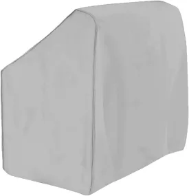 Boat Center Console Cover, 600D Marine Grade Polyester Canvas, Waterproof, Grey (Medium Size up to 40" W 30" L 44" H)