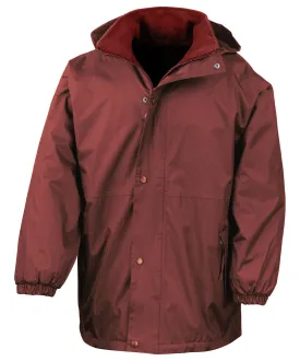 Burgundy/Burgundy - Junior/youth reversible StormDri 4000 jacket