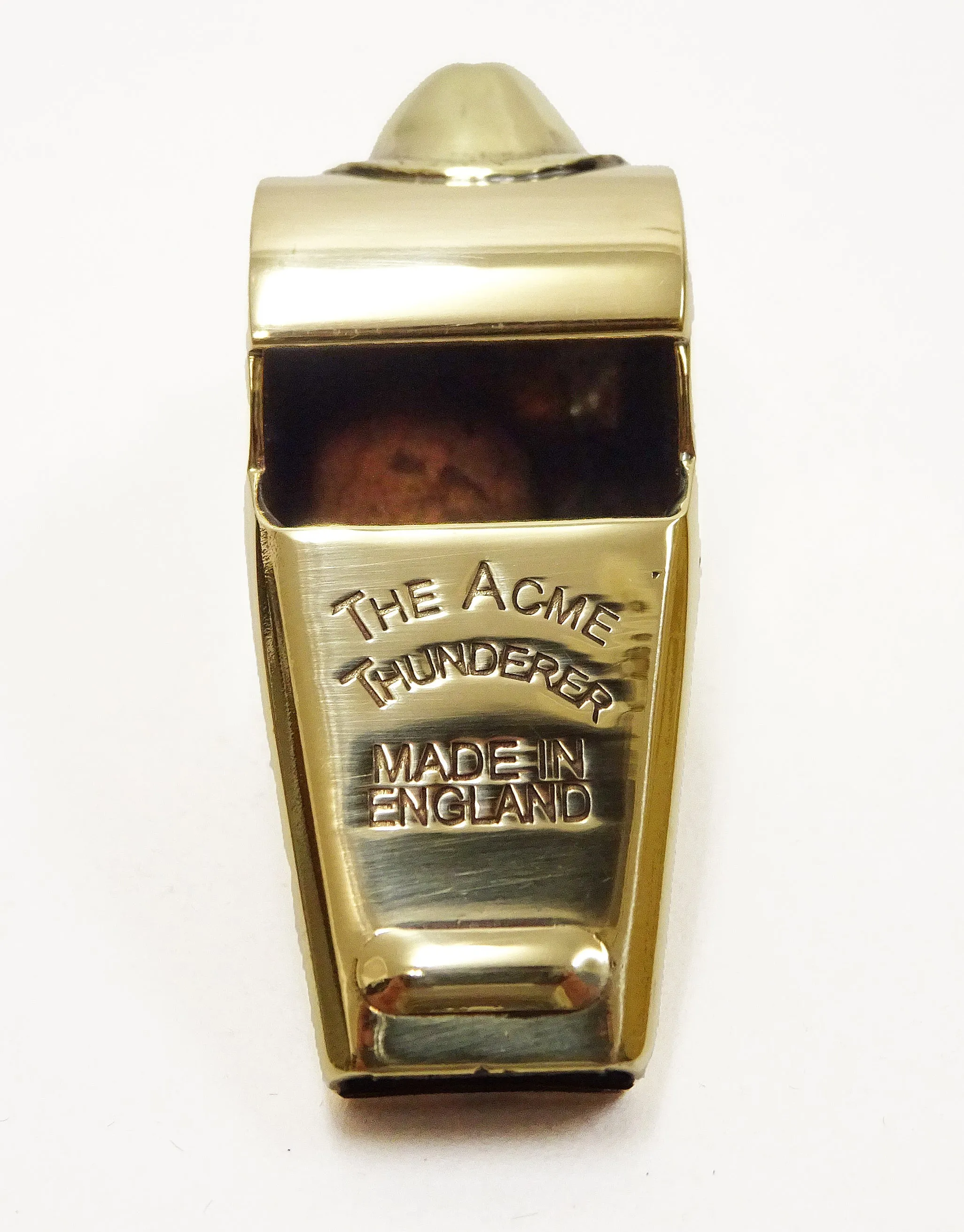 Buzz Rickson Whistle Acme Thunderer WWII Military Air Force Pilot Style Brass Whistle with Split Ring BR02763