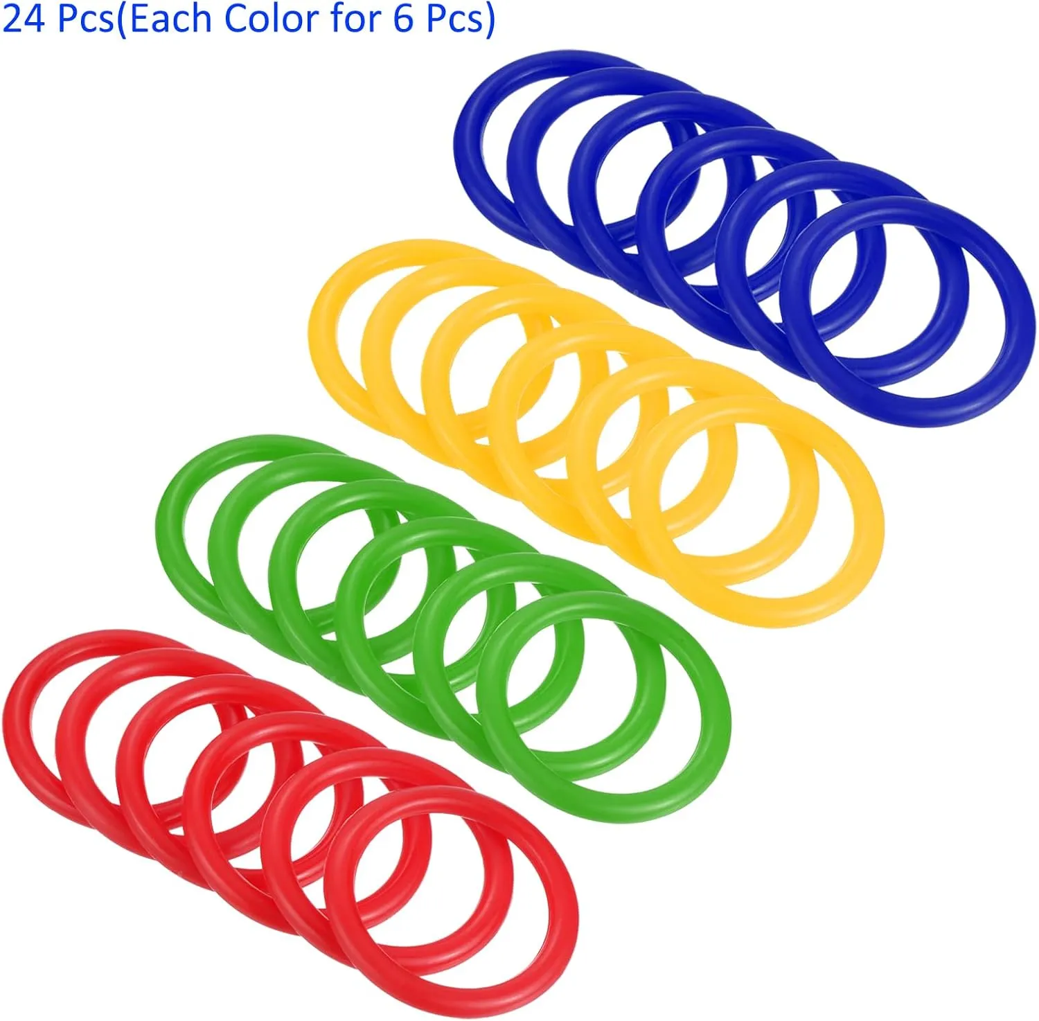 Carnival Toss Rings - Plastic Round Throw Hoops, Apply to Parties/Interactive Game