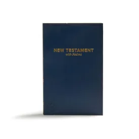CSB Pocket New Testament With Psalms-Navy Softcover Paperback  February 2, 2017