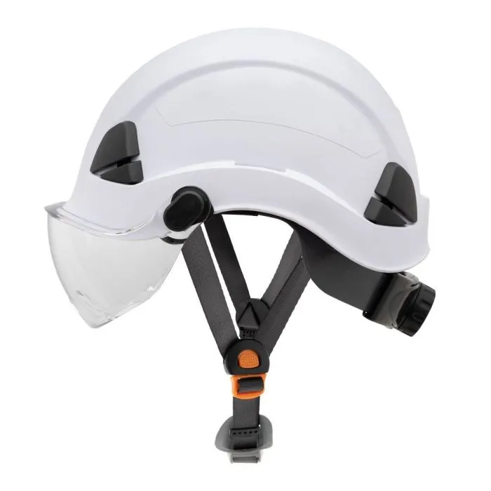 Honeywell Fibre Metal FSH11001 Vented Safety Helmet, White, One Size, 1 Each