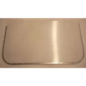 Jackson style 8 x 12 Clear Metal Bound Grinding Face Shield Window