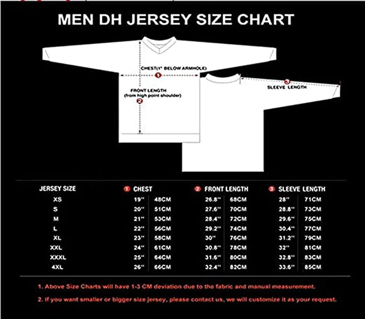 JPOJPO Men's Mountain Bike Jersey Long Sleeve Downhill&Motocross Shirts Breathable/Moisture-Wicking T-Shirt