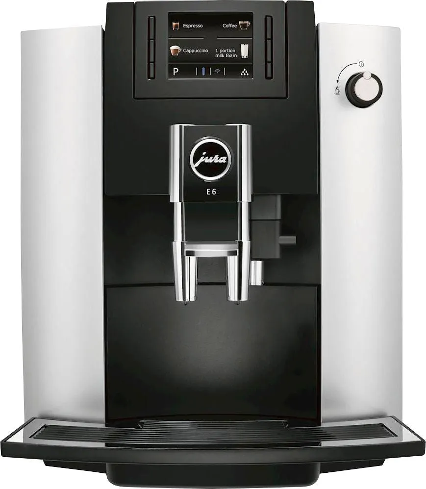 Jura – E6 Espresso Machine with 15 bars of pressure – Platinum