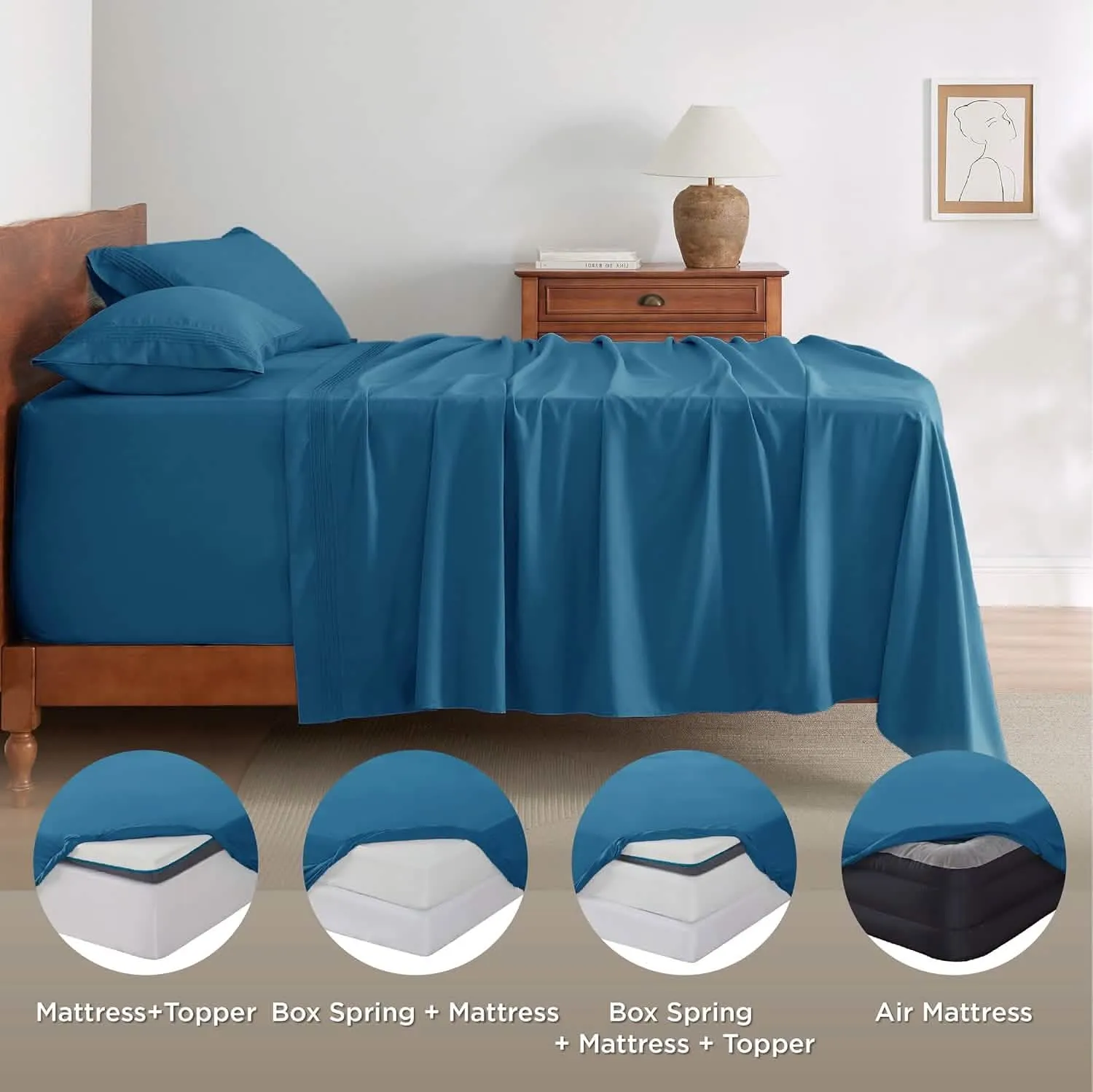 Moisture-Wicking Sheet Set
