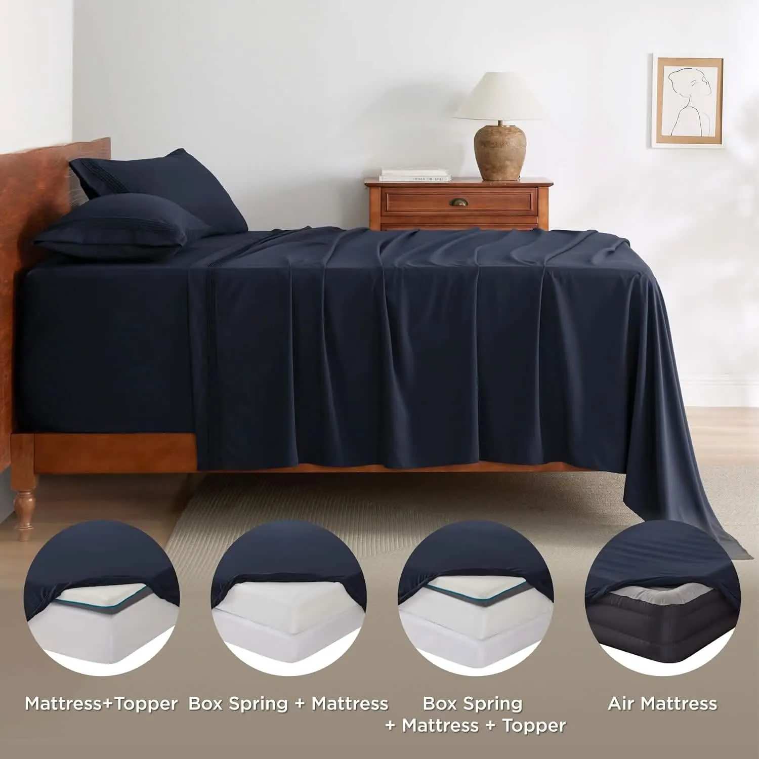 Moisture-Wicking Sheet Set