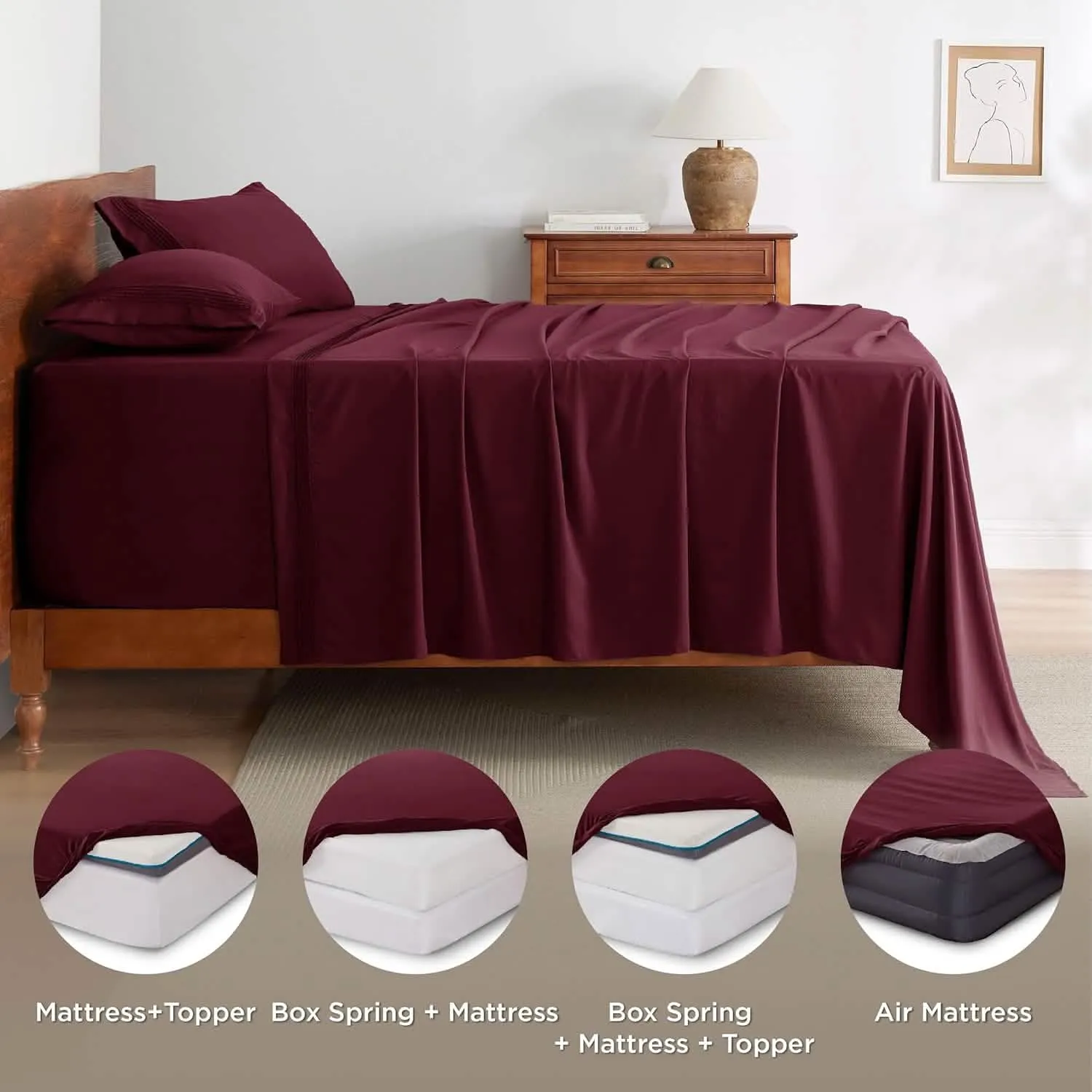 Moisture-Wicking Sheet Set