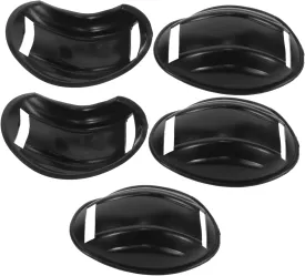Motorcycle Chin Pad Set 5pcs Chin Protection Guards for Hard Hat Accessories