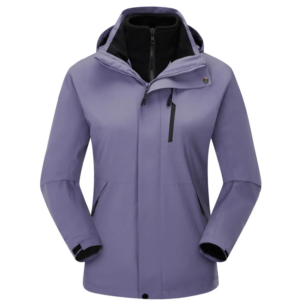 New Autumn Winter Outdoor Storm Jacket Unisex Manufacturers Wholesale Three-in-one Work Clothes Waterproof Mountaineering Jacket