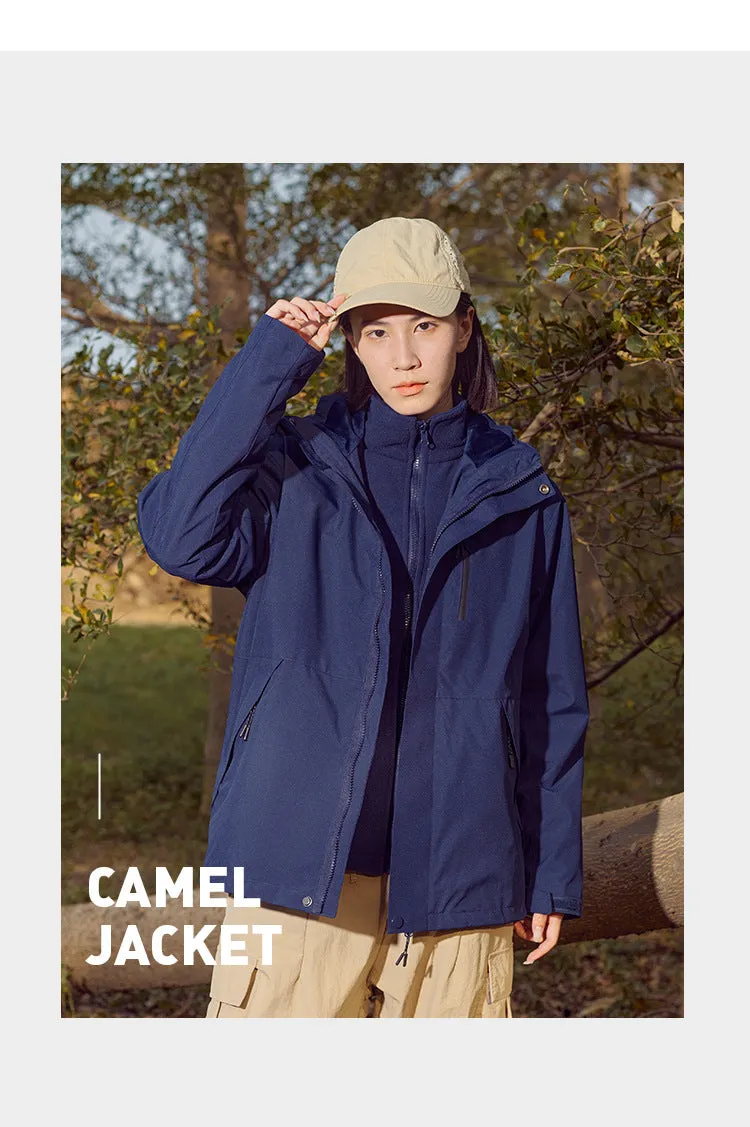 New Autumn Winter Outdoor Storm Jacket Unisex Manufacturers Wholesale Three-in-one Work Clothes Waterproof Mountaineering Jacket