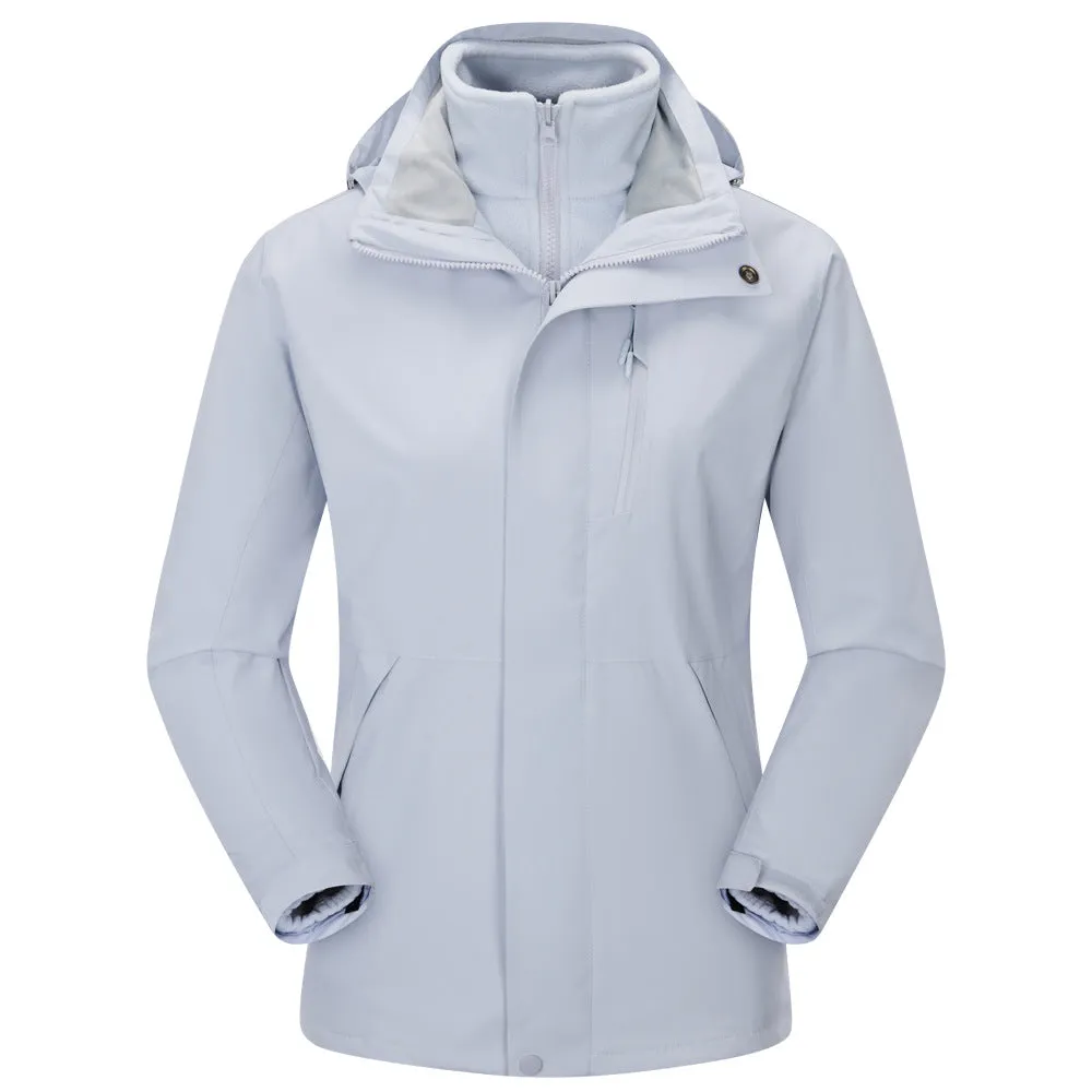 New Autumn Winter Outdoor Storm Jacket Unisex Manufacturers Wholesale Three-in-one Work Clothes Waterproof Mountaineering Jacket