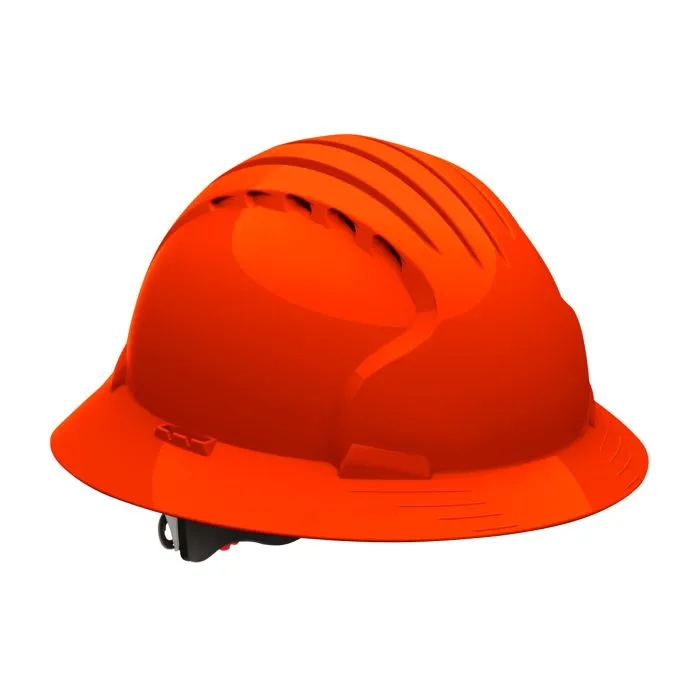 PIP Evolution Deluxe 6161 280-EV6161V Vented, Full Brim Hard Hat, Case of 10
