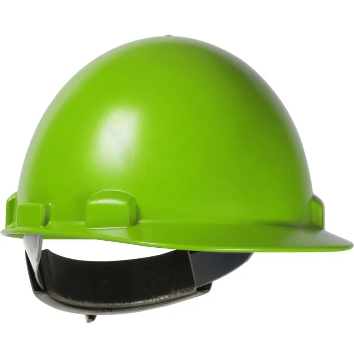 PIP Stromboli 280-HP842R-45 Type II Cap Style Smooth Dome Hard Hat, Lime, 1 Each