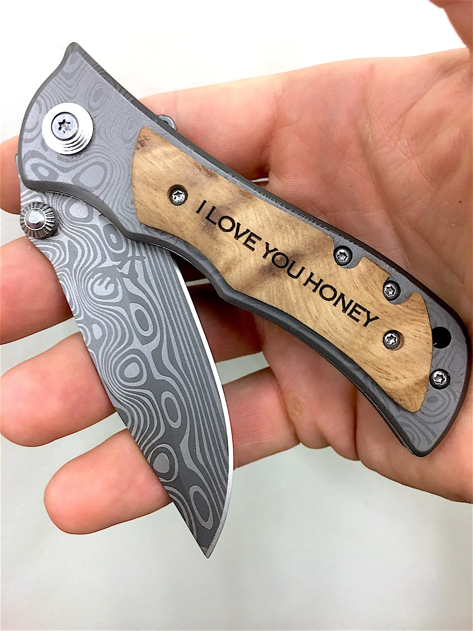 Pocket Knife - Titanium Coated Stainless Steel