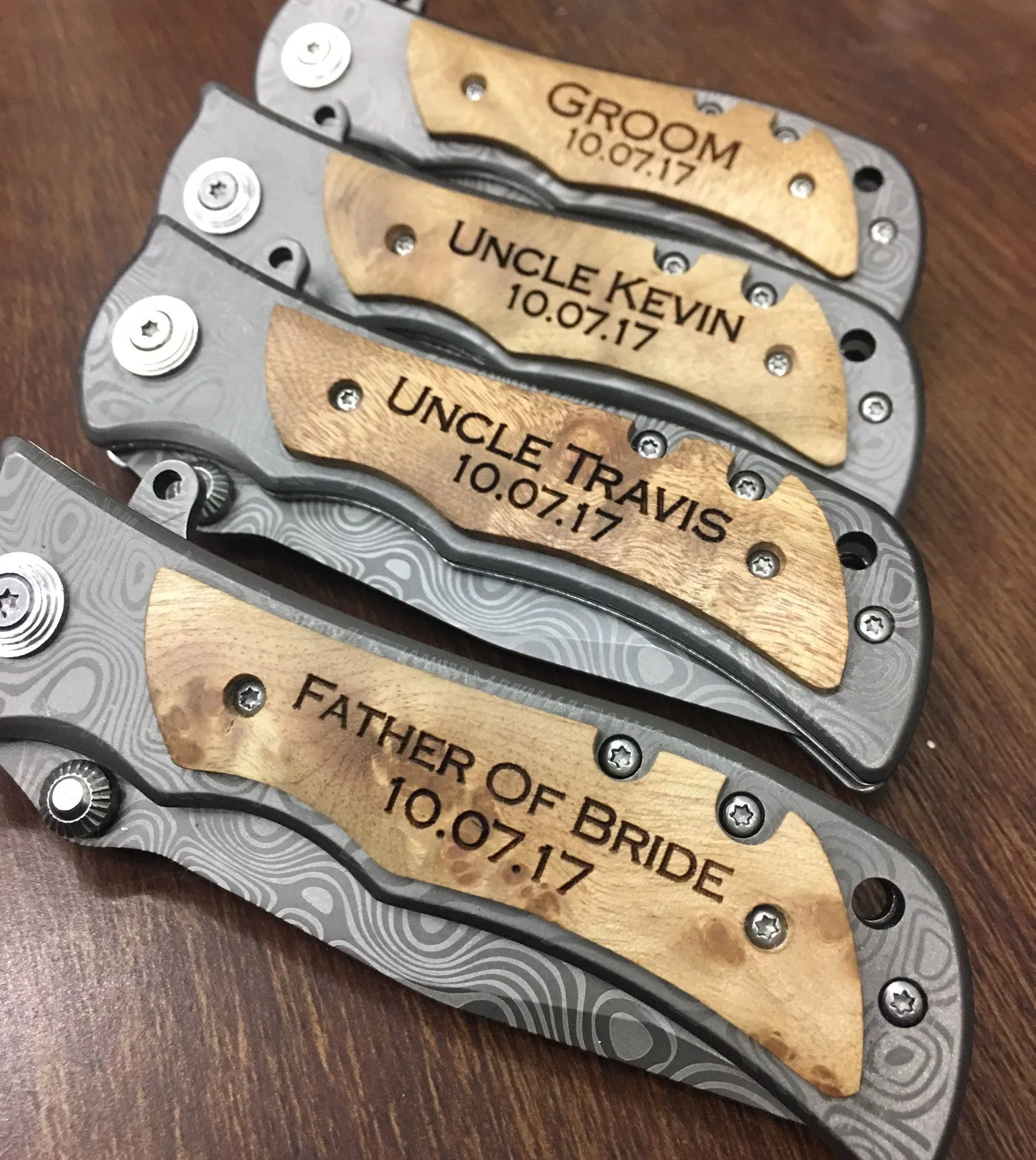 Pocket Knife - Titanium Coated Stainless Steel