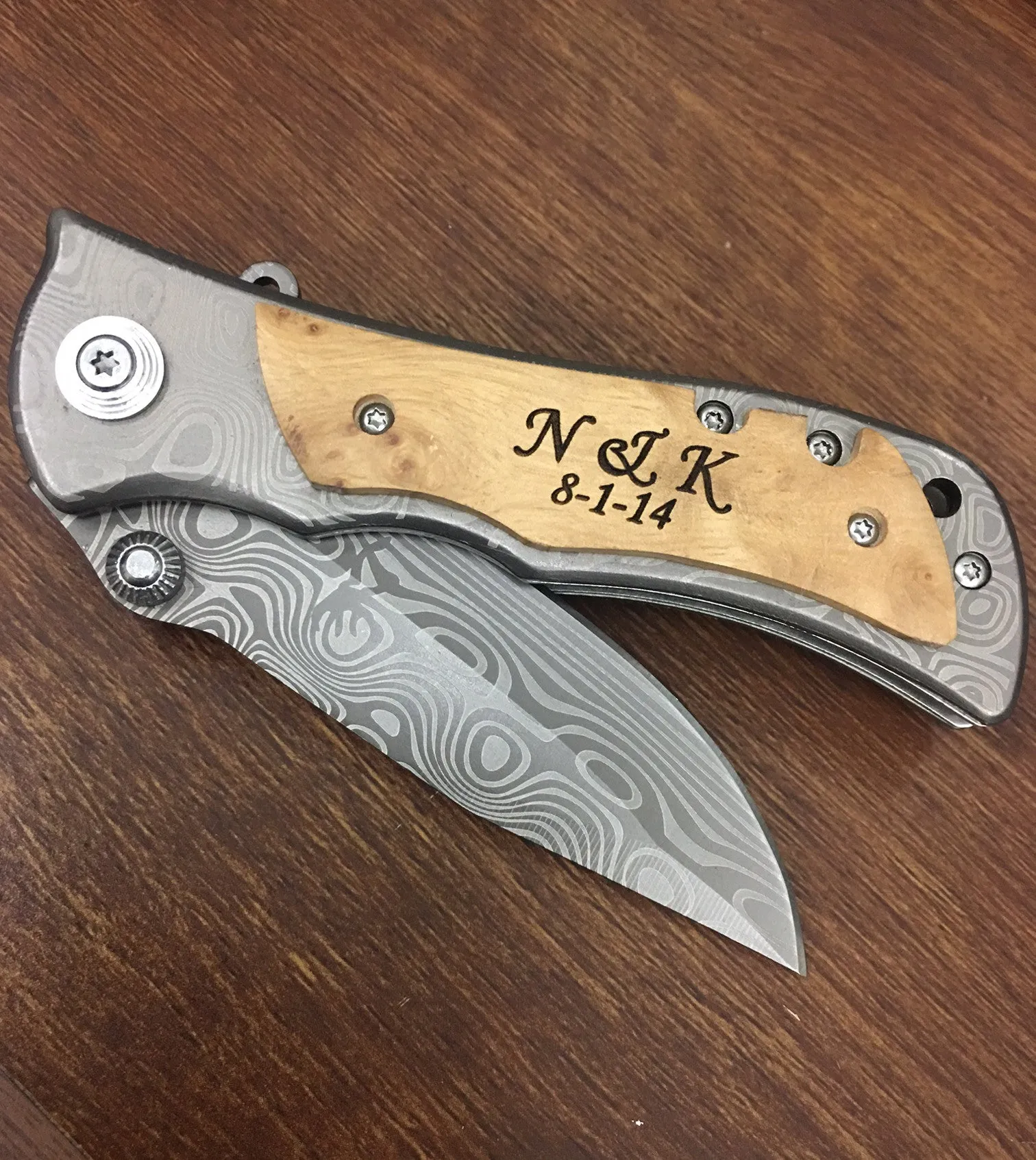 Pocket Knife - Titanium Coated Stainless Steel