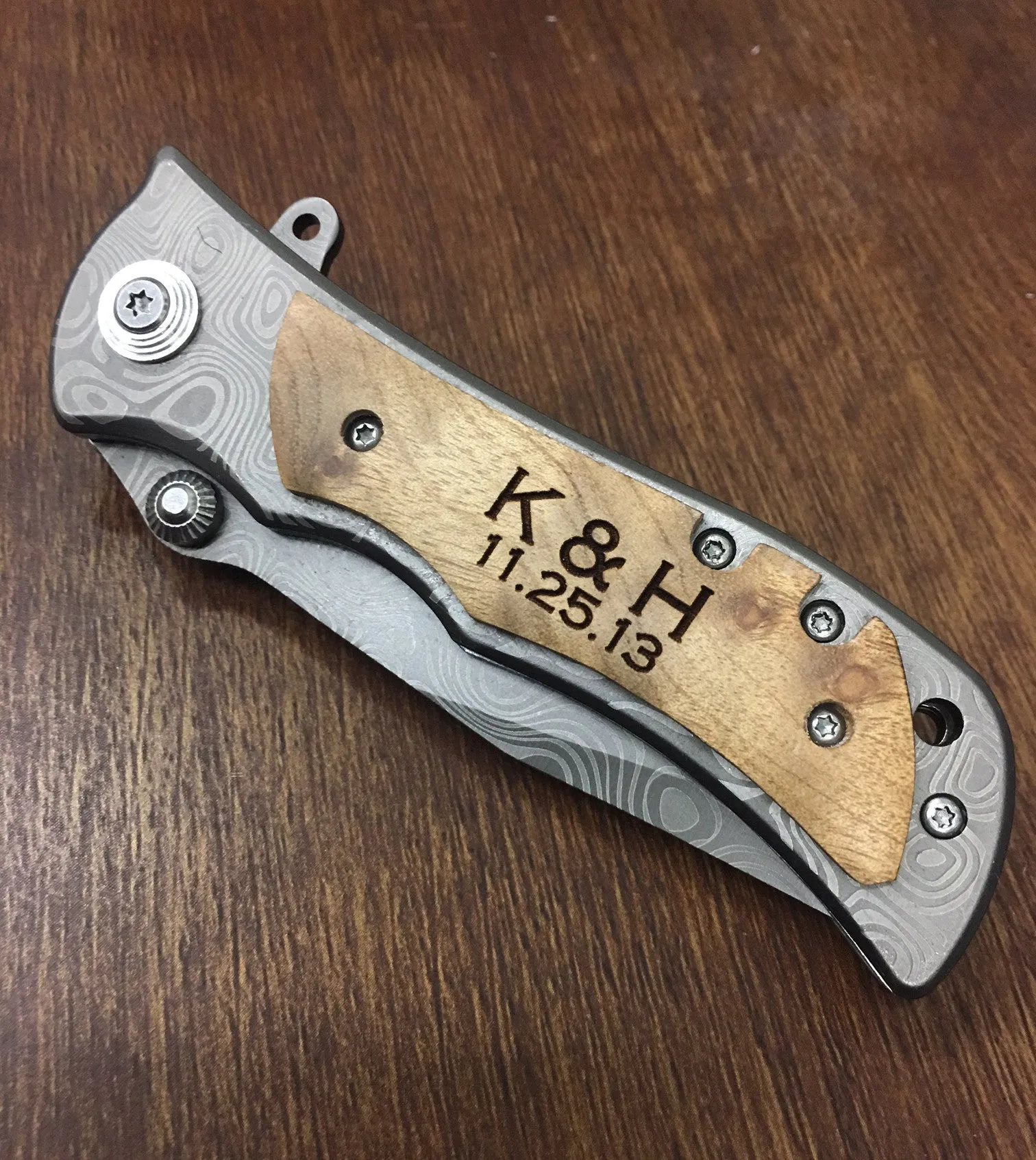 Pocket Knife - Titanium Coated Stainless Steel