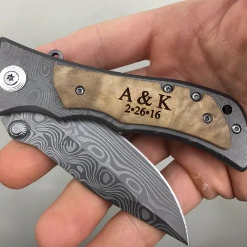 Pocket Knife - Titanium Coated Stainless Steel