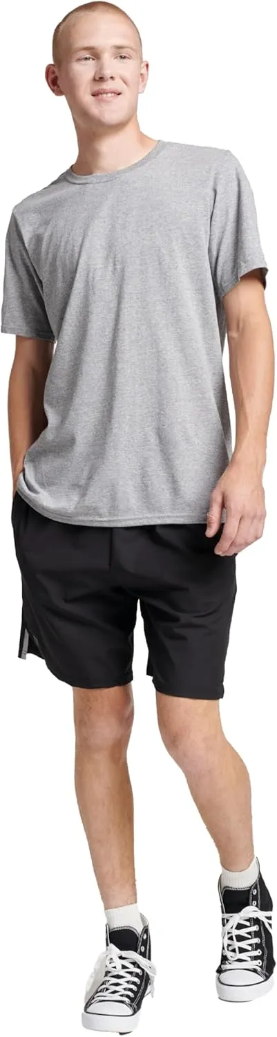 Russell Athletic Men's Dri-Power Cotton Blend Short Sleeve Tees, Moisture Wicking, Odor Protection, UPF 30 , Sizes S-4x