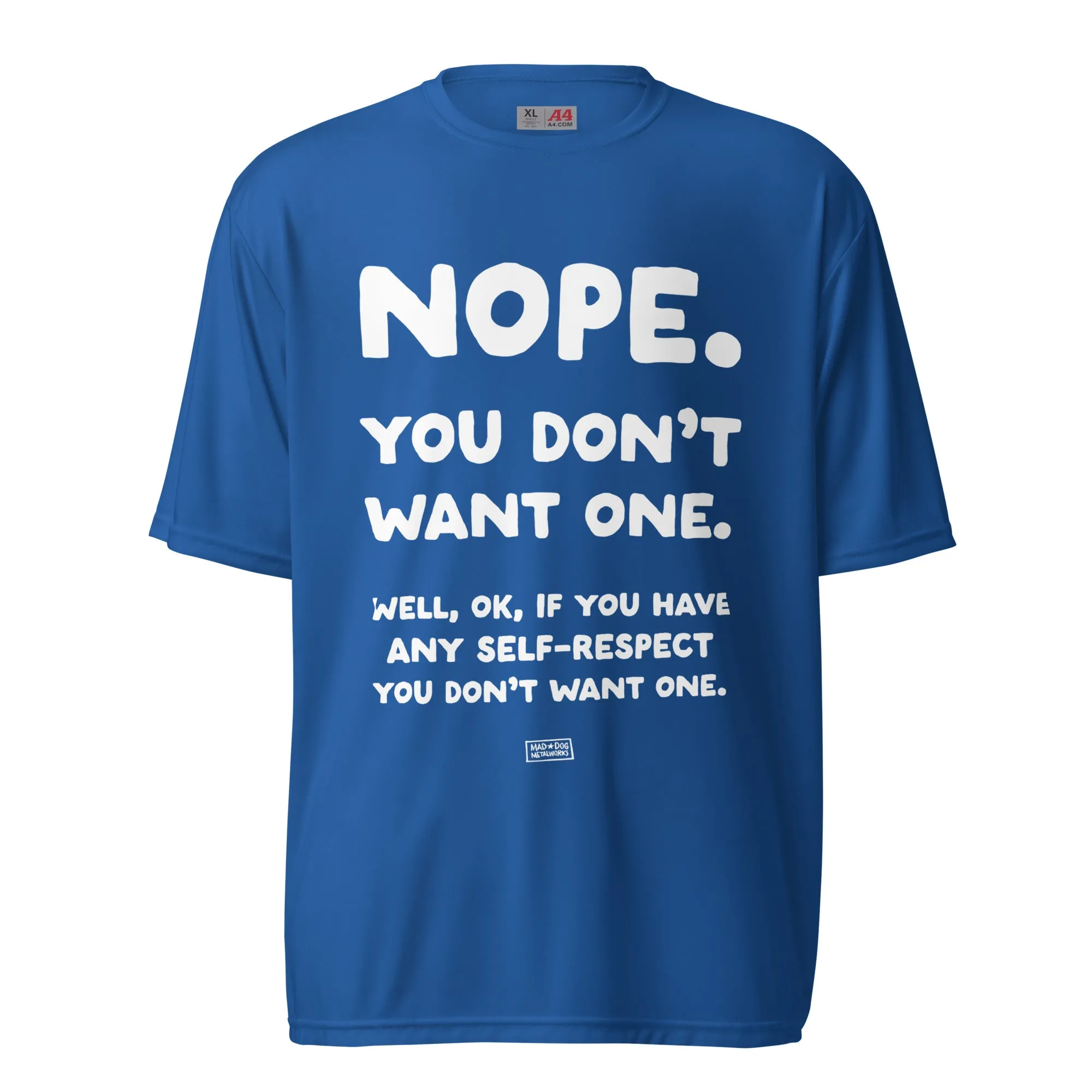 unisex performance crewneck: you don't want one