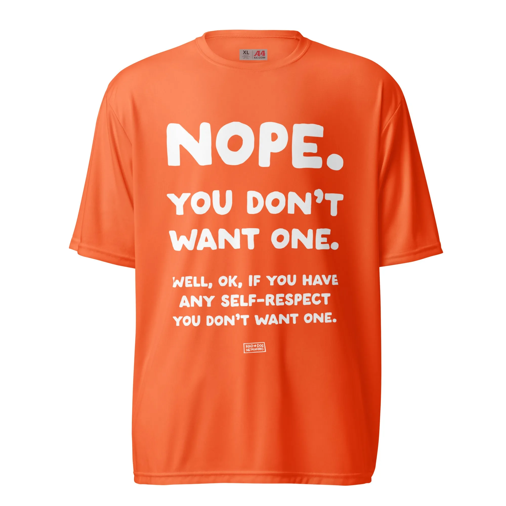 unisex performance crewneck: you don't want one