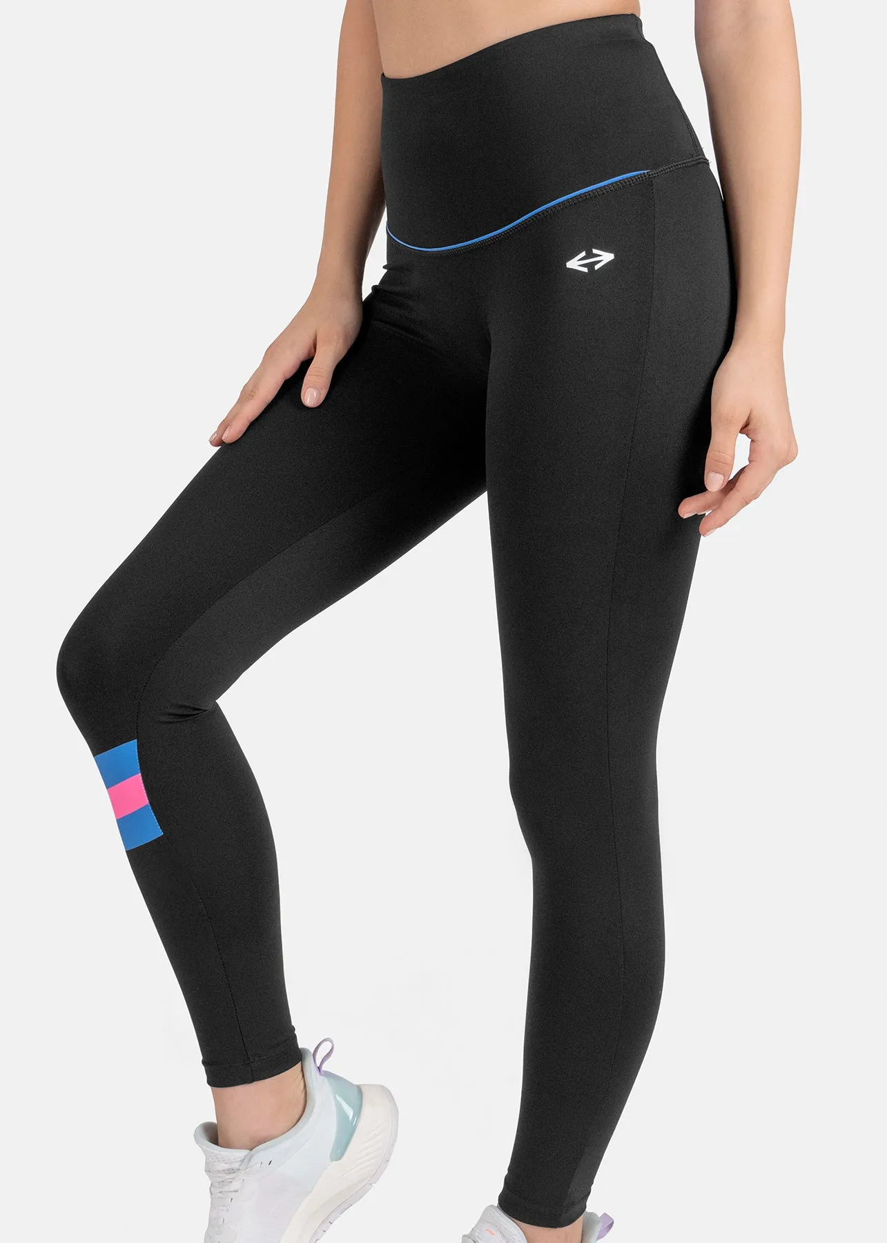 Women's Tri-Color High Waist Leggings