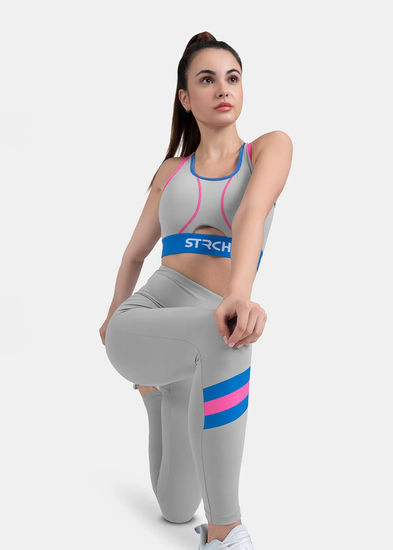 Women's Tri-Color High Waist Leggings