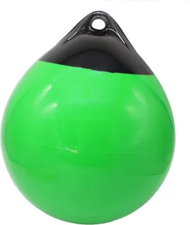 X-Haibei 1 Boat Fender Ball Round Anchor Buoy, Dock Bumper Ball Inflatable Vinyl Shield Protection Marine Mooring Buoy
